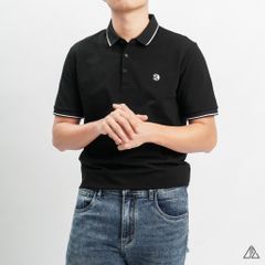 Áo polo viền cổ thêu ngực R