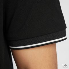 Áo polo viền cổ thêu ngực R