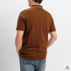 Áo polo viền cổ thêu ngực R