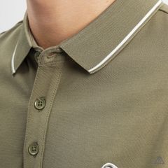 Áo polo viền cổ thêu ngực R