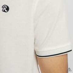 Áo polo viền cổ thêu ngực R