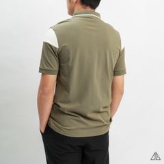 Áo polo viền cổ phối ống tay thêu G!