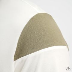 Áo polo viền cổ phối ống tay thêu G!