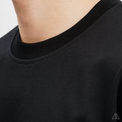 Áo thun cổ tròn thêu chữ RUBO