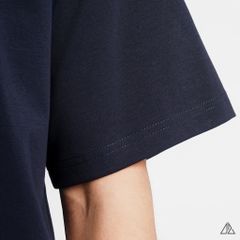 Áo thun cổ tròn thêu chữ RUBO