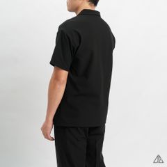 Áo polo fom rộng cổ V phối túi