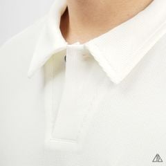 Áo polo fom rộng cổ V phối túi