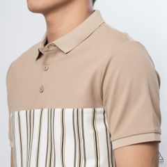 Polo phối viền sọc ngực