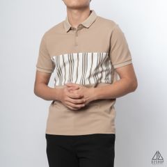 Polo phối viền sọc ngực