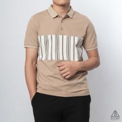 Polo phối viền sọc ngực