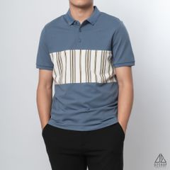 Polo phối viền sọc ngực