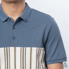 Polo phối viền sọc ngực