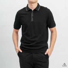 Áo polo bo phối viền cổ