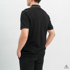 Áo polo bo phối viền cổ