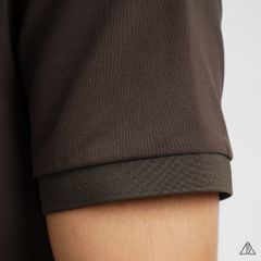 Áo polo bo phối viền cổ