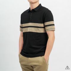 Áo polo viền phối viền tay ngực