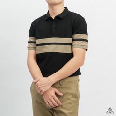 Áo polo viền phối viền tay ngực