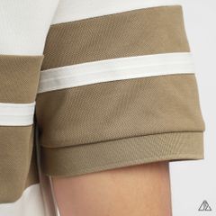 Áo polo viền phối viền tay ngực