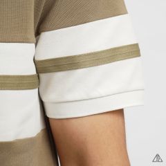 Áo polo viền phối viền tay ngực