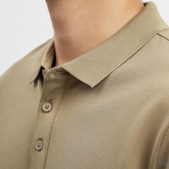 Áo polo viền phối viền tay ngực