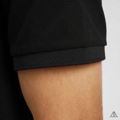 Áo polo viền vai thêu số 3