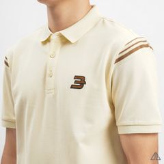 Áo polo viền vai thêu số 3