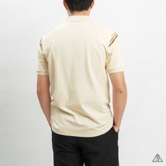 Áo polo viền vai thêu số 3