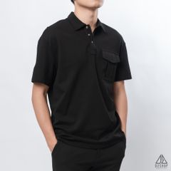 Polo form rộng phối túi hộp