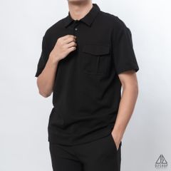 Polo form rộng phối túi hộp