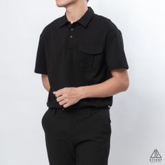 Polo form rộng phối túi hộp