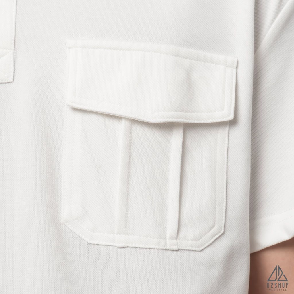 Polo form rộng phối túi hộp