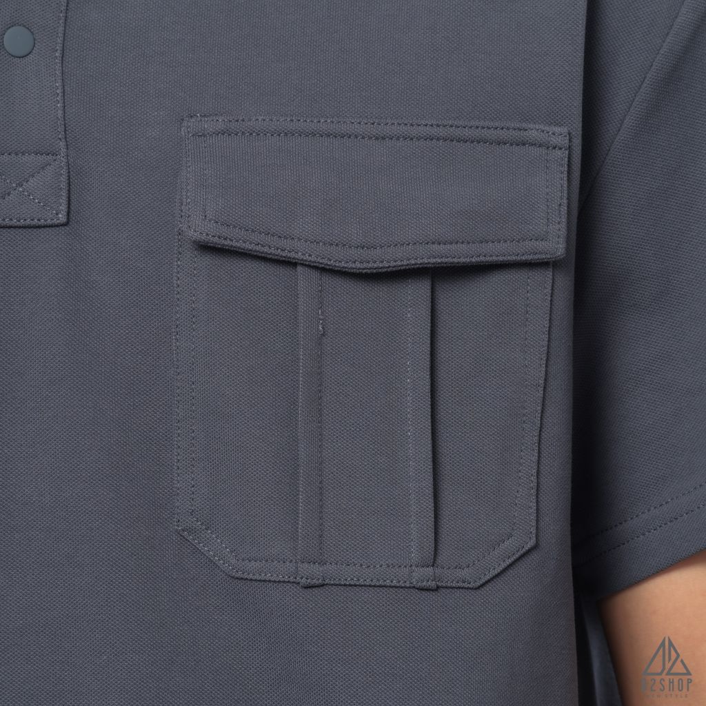 Polo form rộng phối túi hộp