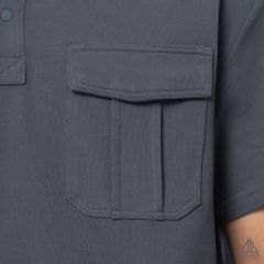 Polo form rộng phối túi hộp