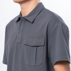 Polo form rộng phối túi hộp