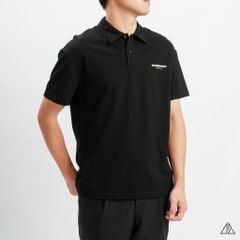 Áo polo fom rộng in lưng
