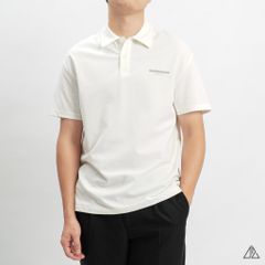 Áo polo fom rộng in lưng