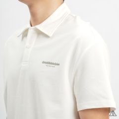 Áo polo fom rộng in lưng