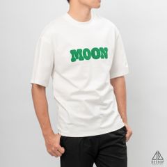 Áo thun thêu chữ MOON