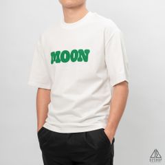 Áo thun thêu chữ MOON