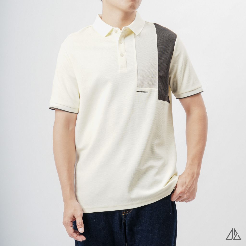 Áo polo phối ngực trái 3 màu ART