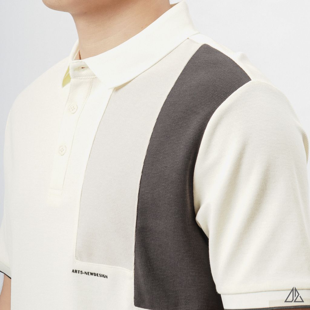 Áo polo phối ngực trái 3 màu ART