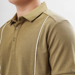 Áo polo phối 2 sọc đứng ngực