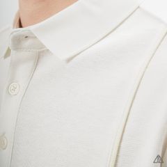 Áo polo phối 2 sọc đứng ngực