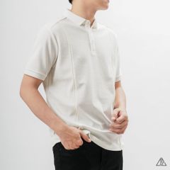 Áo polo phối 2 sọc đứng ngực