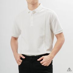 Áo polo phối 2 sọc đứng ngực