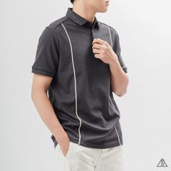 Áo polo phối 2 sọc đứng ngực