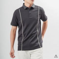 Áo polo phối 2 sọc đứng ngực