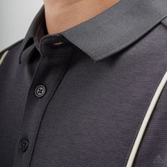 Áo polo phối 2 sọc đứng ngực