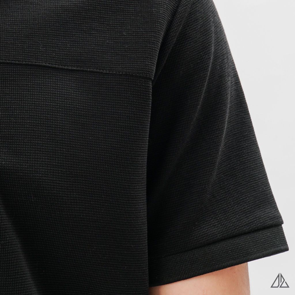 Áo polo ráp ngực dây kéo
