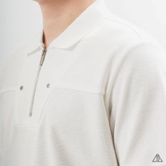 Áo polo ráp ngực dây kéo